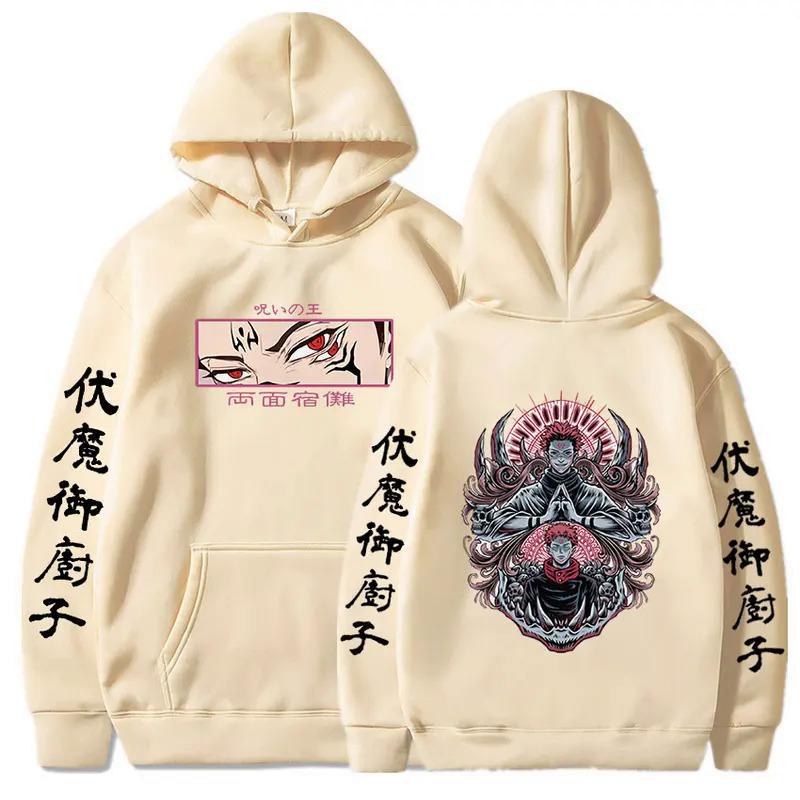 Anime Jujutsu Kaisen Hooded Ryomen Sukuna Hoodie