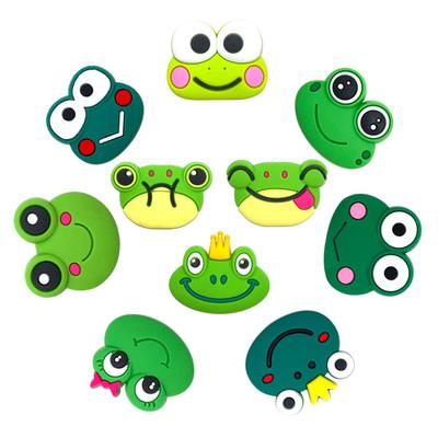 Beliebte Frosch-Serie PVC-Schuhanhänger - Weiche Gummi-Crocs-Schnallen & Dekorationen