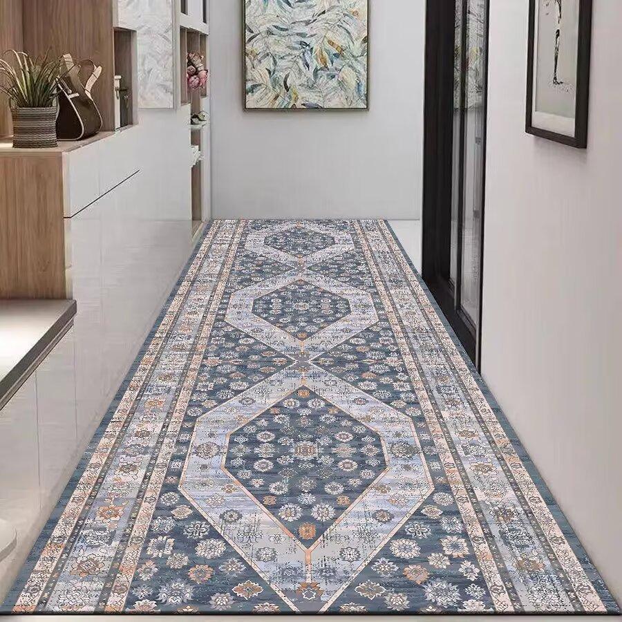 

Богемный ковер Кухонный коврик Длинный ковер Напольный коврик Большие ковры Декор для дома Нескользящий и Грязеотталкивающий ковер Для Гостиной 40X120CM (1.3X3.9FT