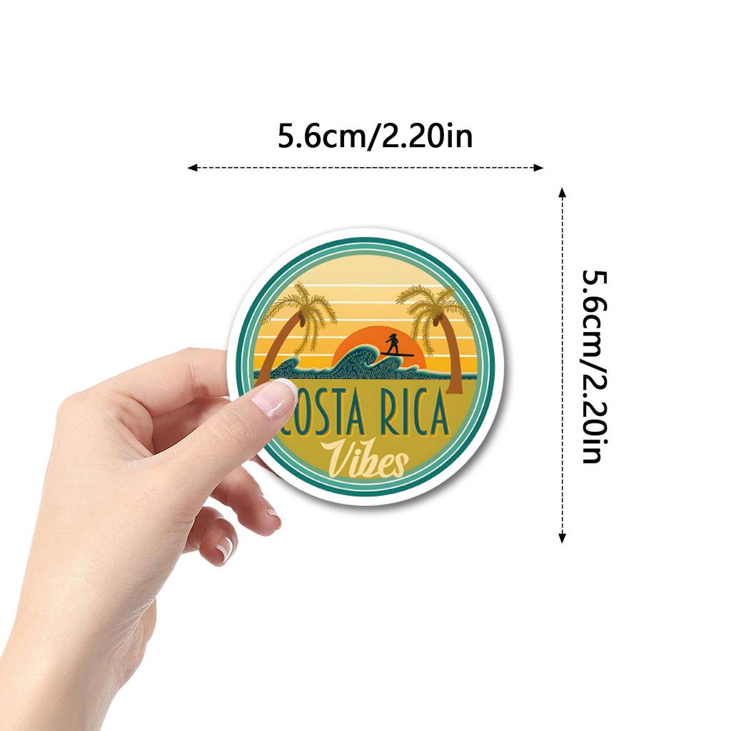 110 New SURF Graffiti Stickers Decorate Personalized Skateboard Suitcase Waterproof Stickers