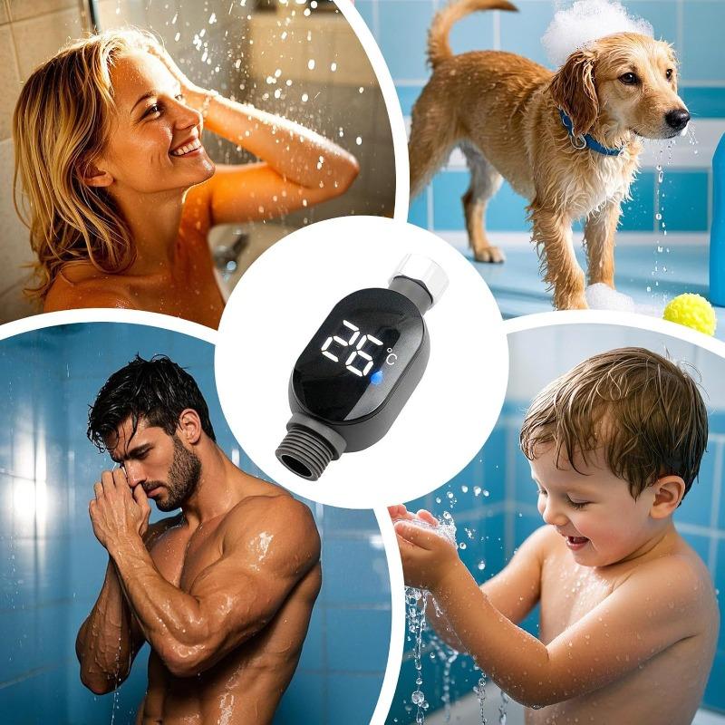 Termometro Digitale LED per Doccia Impermeabile Monitor Intelligente per Bagnetto Bambino Bagno Accurato Sicuro Spegnimento Automatico Durevole