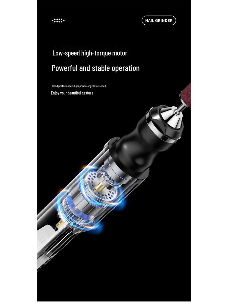 2-in-1 Elektrischer Nagelknipser & Polier-/Härtungs-LED-Lampe