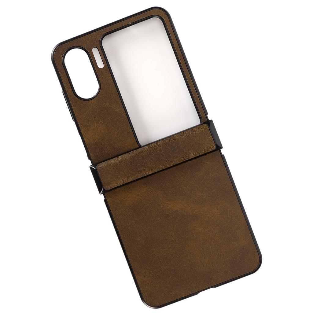Case for Oppo Find N2 Flip Synthetic Leather Ultra Thin Shockproof Phone Protective Cover for Oppo Find N2 Flip