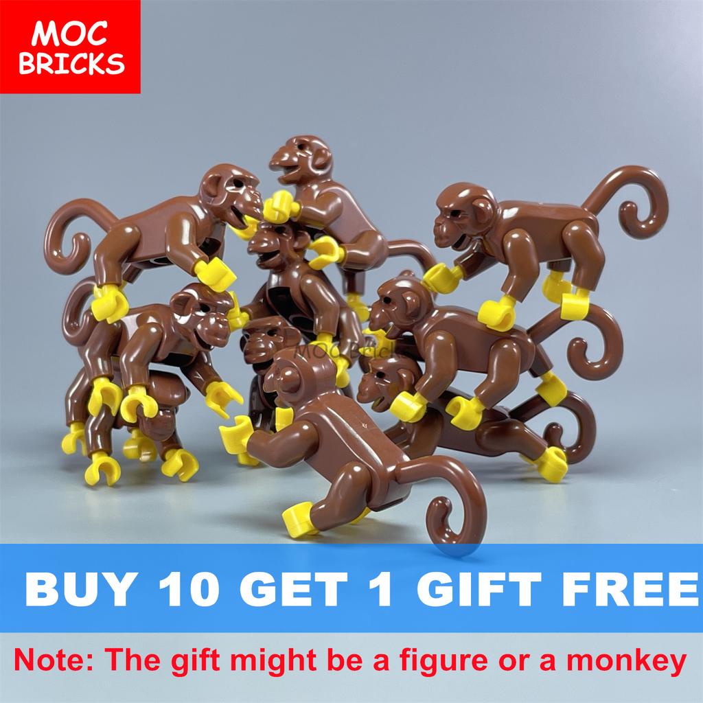 Non-Toxic Moc Bricks Animal Monkey King Legend Journey To The West Action Figure Educational Building Blocks Toys Kids Gifts