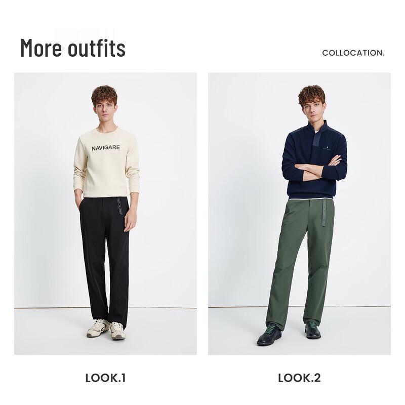 Navigare Men's Straight-Fit Casual Long Pants