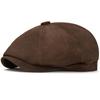 HT4969 Beret New High Quality Autumn Winter Hats for Men Women Artist Painter Beret Hat Male Female Flat Cap Octagonal Beret Cap