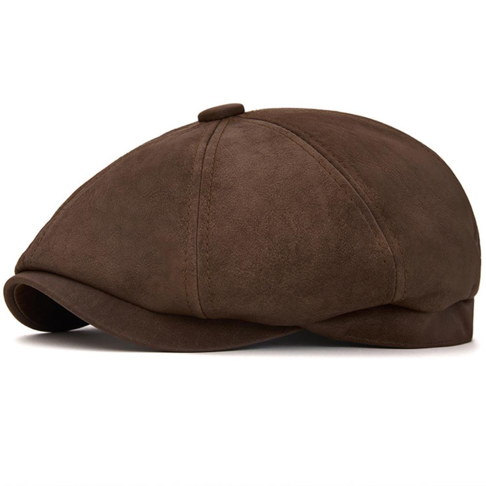 HT4969 Beret New High Quality Autumn Winter Hats for Men Women Artist Painter Beret Hat Male Female Flat Cap Octagonal Beret Cap