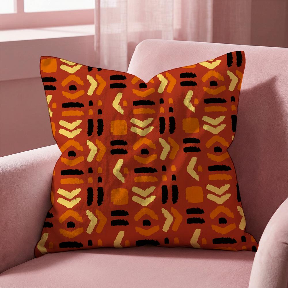 Afrykański Plemienny Etniczny Wzór Poszewka na Poduszkę Wielofunkcyjna Poszewka na Poduszkę do Domu i Samochodu - Dwustronna, Miękka i Trwała do Codziennego Użytku