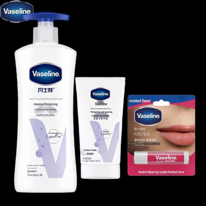 Vaseline Skincare 3-Piece Hydration Set