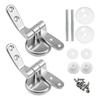 Toilet Seat Hinge Zinc Alloy Tightening Toilet Lid Hinge Bathroom Hardware Toilet Replacement Part Easy To Install
