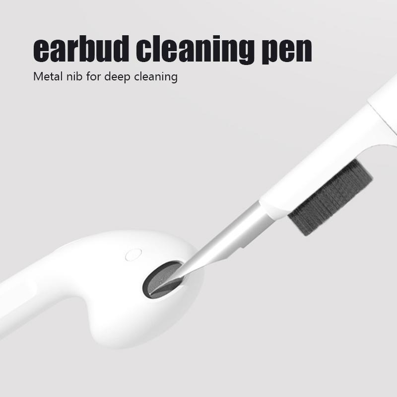 2 IN1 Cleaner Kit Set Earphones Cleaning Pen for Airpods 3 Pro Case 13 Brush Headsets Cleaners Earbuds Cleaning Tools