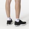 Athletic Short Sizes 32JXB204 N-XT Socks, 3-Pair Set, Length, Unisex, 23-25cm, White/Black,