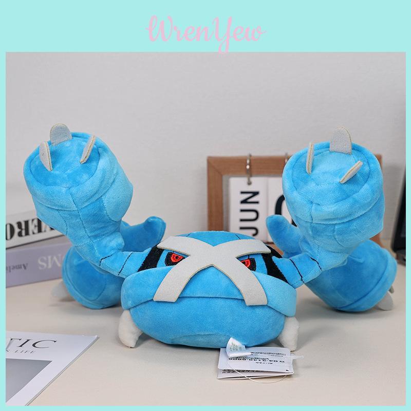 Pokemon Metagross Plush Doll 30cm Cute Short Plush Crab Figure Gift For Children And Collectors