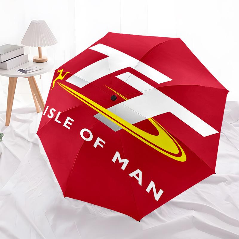 TT Isle of Man Automatic Opening and Closing, 8 rib Structure Portable Umbrella, Suitable for Men and Women in All Seasons  Perfect Gift for