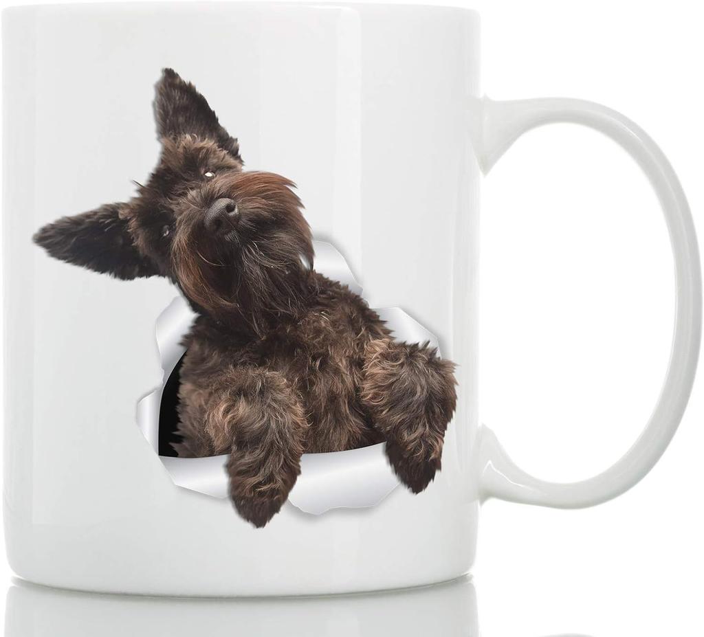 3D Pet Puppy Ceramic Coffee Mark Cup Dog Tea Cup 2024 New Gift Foreign Trade Pets