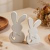 Easter Rabbit Mold Food-Grade Silicone Casting Mold Rabbit Figurine Mold Flexible For Soap Making Resin Craft Candle Making