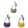 Nylon Casual Crossbody Bag For Women With Zipper Closure And Internal Pocket