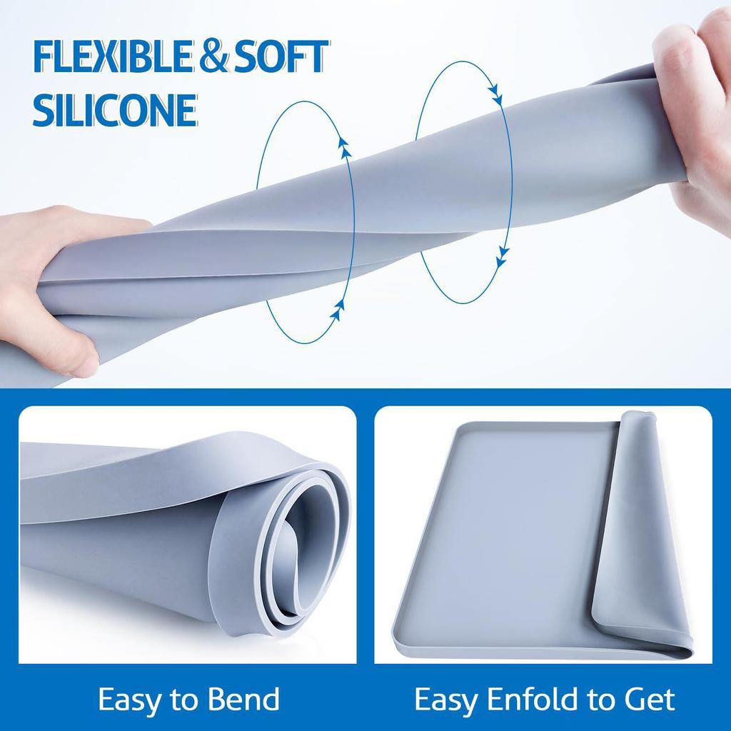 Silicone Washer/Dryer Top Protective Pad: Waterproof, Dustproof, Anti-Scratch Cover