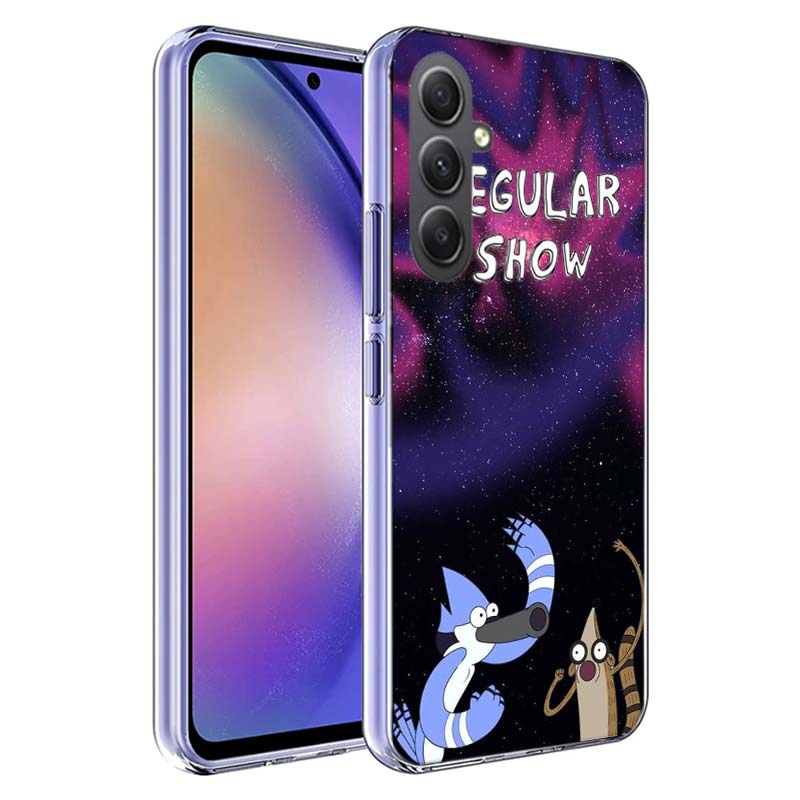 Cartoon Regulars Cute Show Phone Case for Samsung A55 A35 A25 A15 A07 A05S A16 A17 A26 A36 A37 A56 A57 Galaxy Note 20 10 A50S A7