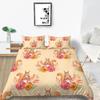 Set Biancheria da Letto in Microfibra con Farfalle e Coccinelle (Coccinella Septempunctata), Stile Pastorale, Copripiumino Matrimoniale, Set Piumone, Dropshipping
