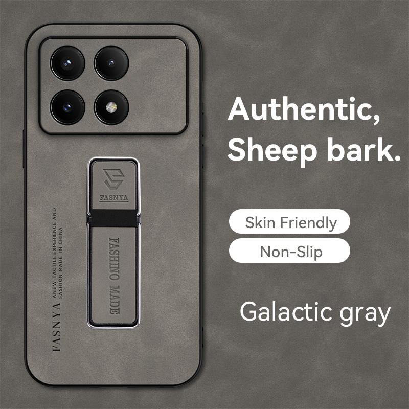 Etui na Pocco F 6 Pro Magnetyczny Uchwyt Samochodowy Etui na Telefon Dla Xiaomi Poco F6 Pro 5G Poko Little F6Pro Wstrząsoodporna Skórzana Tylna Pokrywa