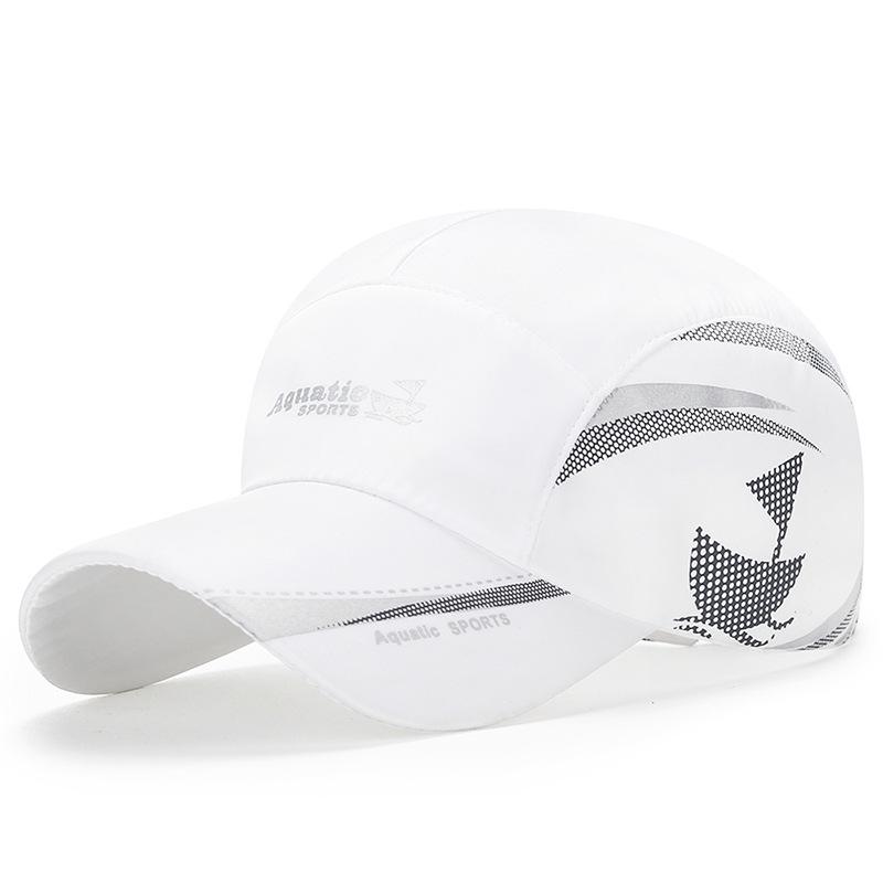 New Summer Thin Breathable Sunscreen Shade Quick Drying Hat Men & Women Outdoor Recreational Fishing Printed Baseball Cap