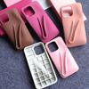 New 2025 Hottest DIY Lipstick Holder Soft Phone Case for IPhone 17 16 15 14 13 12 Pro Max 17Air Liquid Soft Silicone Protect Cover