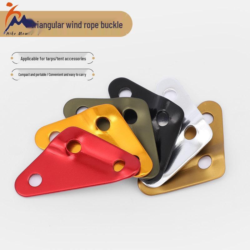 Large Outdoor Anti-Slip Aluminum Alloy Triangle Buckle for Tents