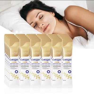 20pcs SADOER Collagen Sleeping Facial Masks Face Skincare Moisturizing Brightening Firming Hydrating Face Mask Facial Skin Care