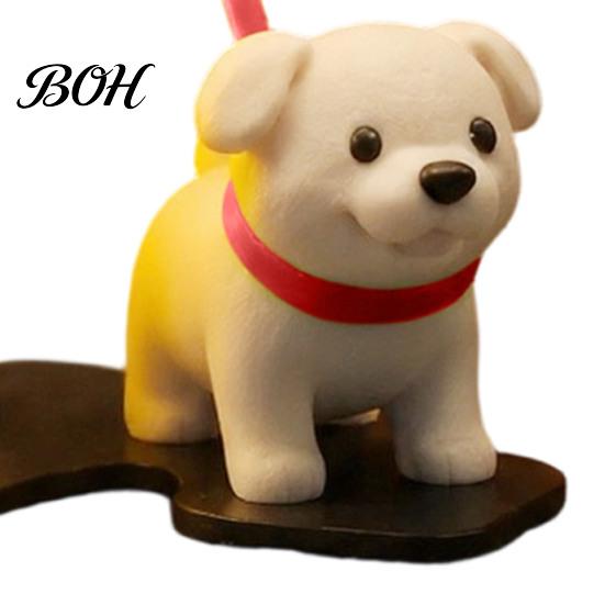 Halloween Ghost Candle Decor Puppy Electronic Ornament, LED Light, Simulated Warm Party Supplies Light for Home Desktop Atmosphere Decoration