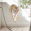 Tiger Print Wall  Sticker Bedroom Kindergarten Entrance Wall Background Decoration