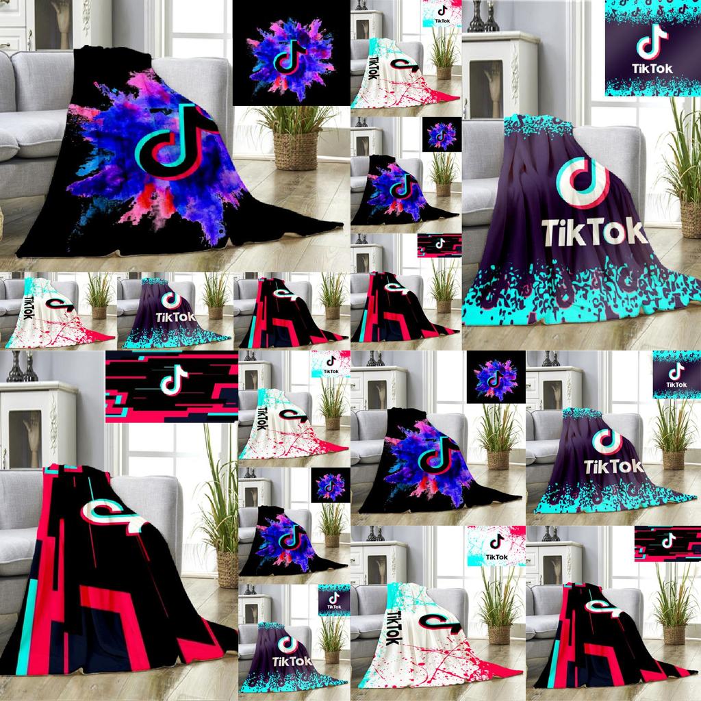 Tik Tok Flannel Blanket Featuring Super Soft Comfort For Cozy Winter Nights For Kids