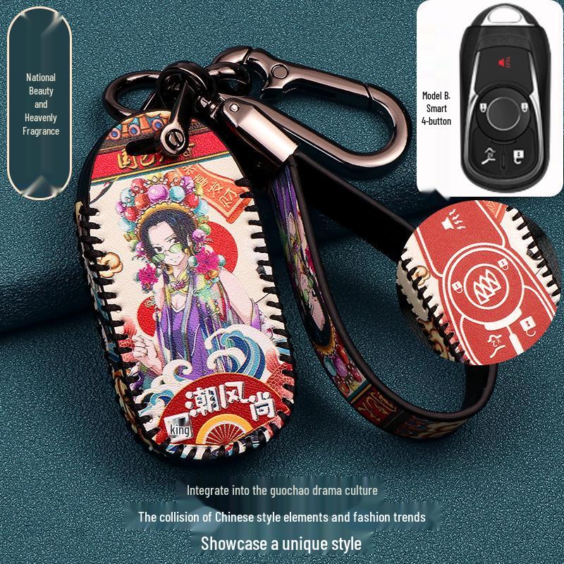 Buick Excelle, Verano, Envision, Enclave, GL8, LaCrosse, GL6, Regal Key Case: High-End Car Key Shell
