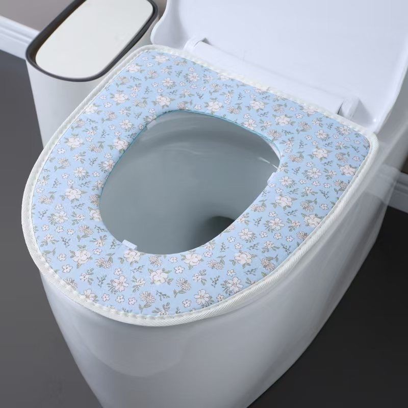 Comfortable and Breathable Toilet Seat Cushion Thickened Suitable for All Seasons Waterproof Seat Cover for Household Use In Summer, Toilet