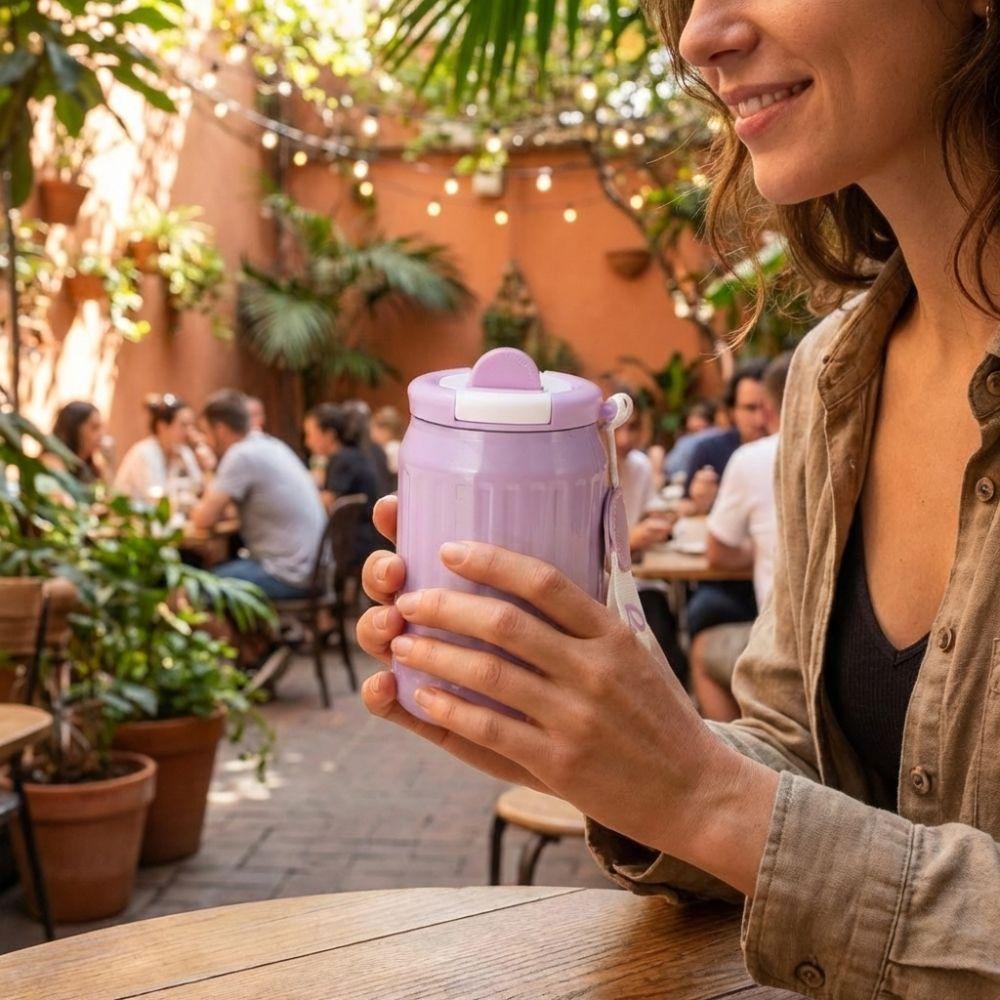 Stainless Steel Vacuum Insulated Cup Minimalist Direct Drinking Mug Portable Water Cup Gift Giving