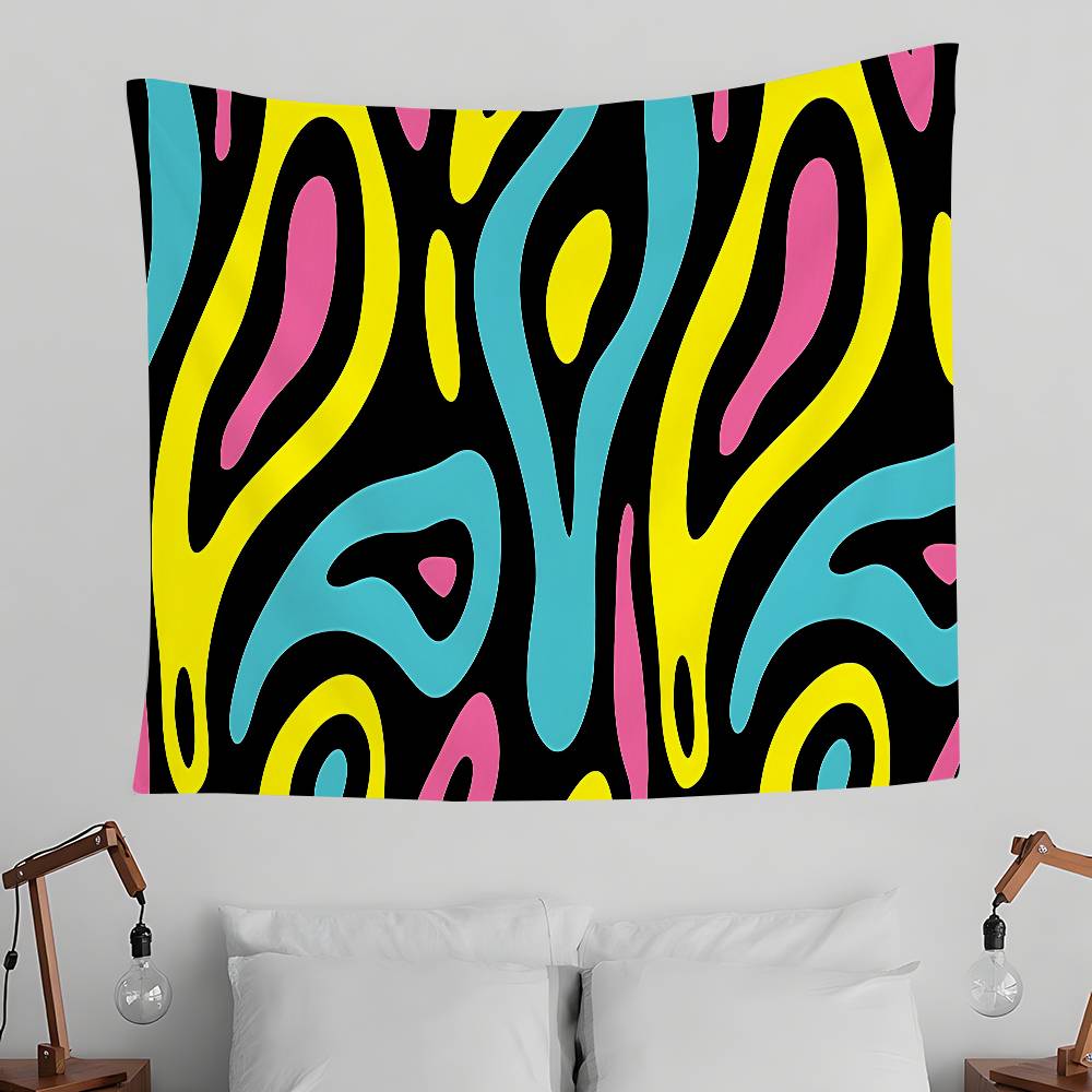 Simply Black And White Tapestry Wall Hanging Tapestry Art Deco Blanket Curtain Hanging At Home Bedroom Living Room Decor
