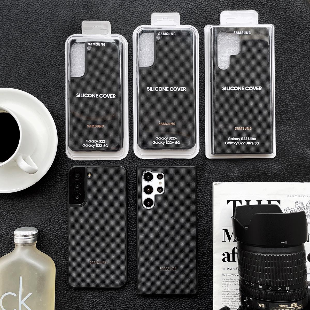 

Чехол Samsung S25 Ultra Cross Pattern для Note20 Ultra/S22 Ultra - Полная защита задней оболочки Samsung S25Ultra (Large Camera Hole)