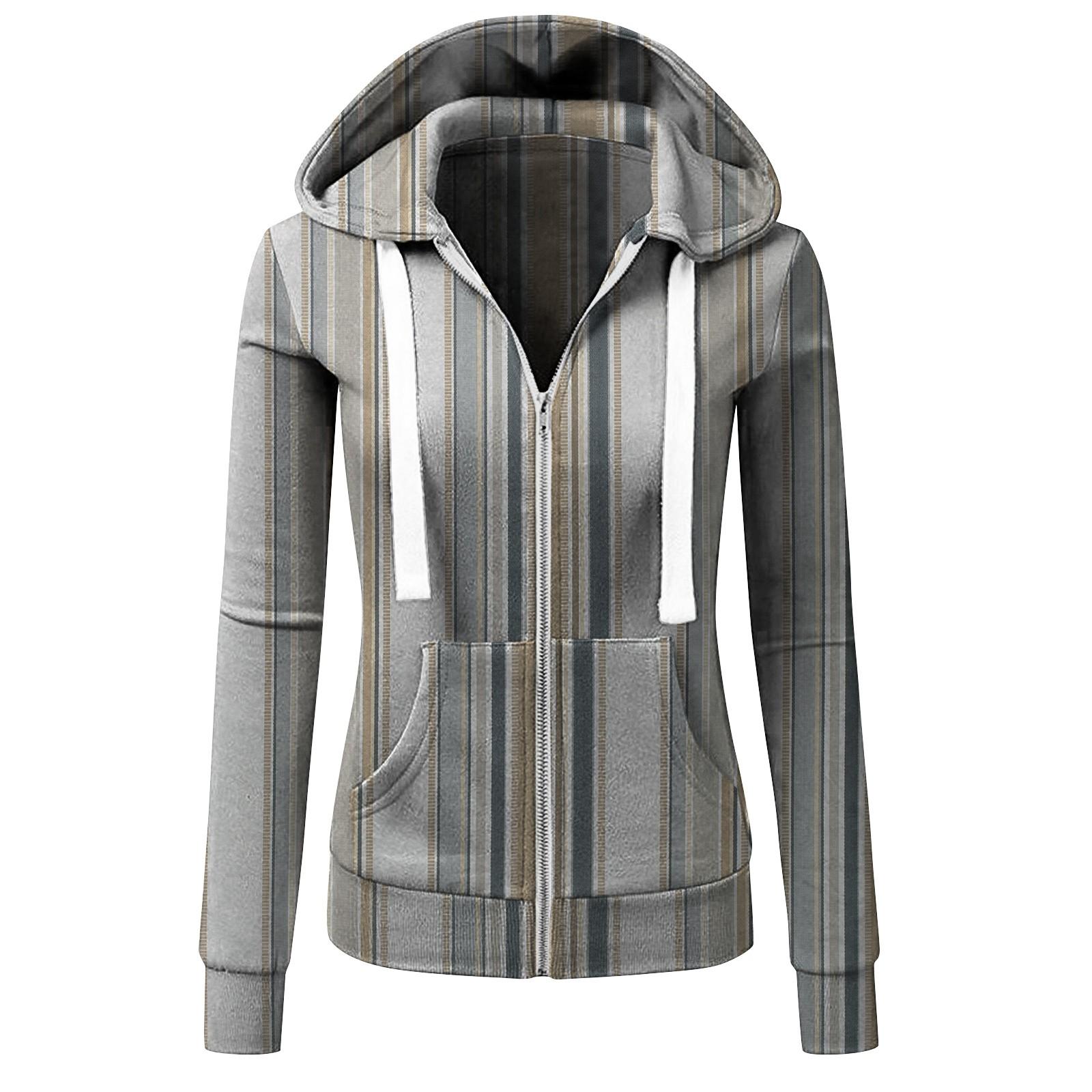 

Женская толстовка с капюшоном на молнии с длинным рукавом, цветной блок, базовая повседневная толстовка с капюшоном XXL бежевый