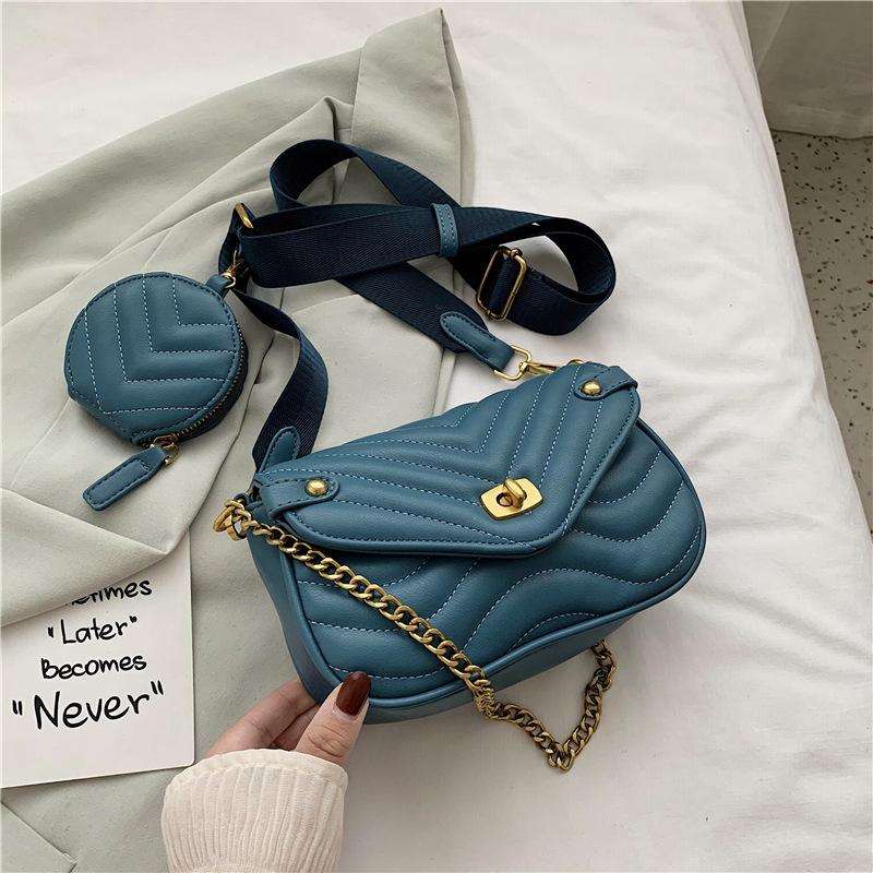 French Texture Popular Small Bag Women's 2020 New Trendy Internet Celebrity Summer Shoulder Bag Premium Chain Messenger Bag