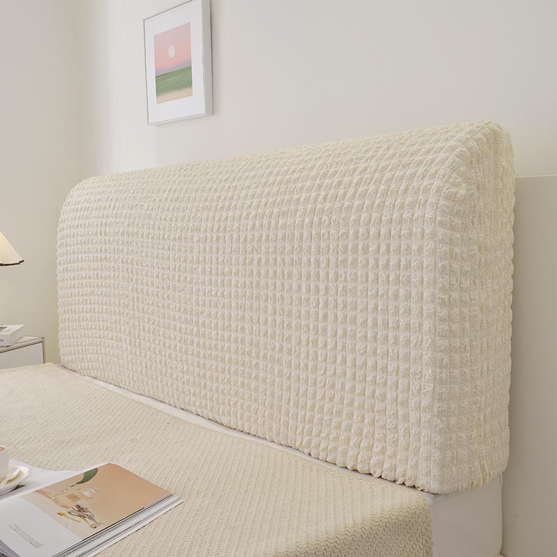 Solider Stretch Bettkopfteilbezug Elastische Kopfteilbezüge Bettkopfteilbezug Rückenschutz Staubschutzhüllen für Zuhause El Bett