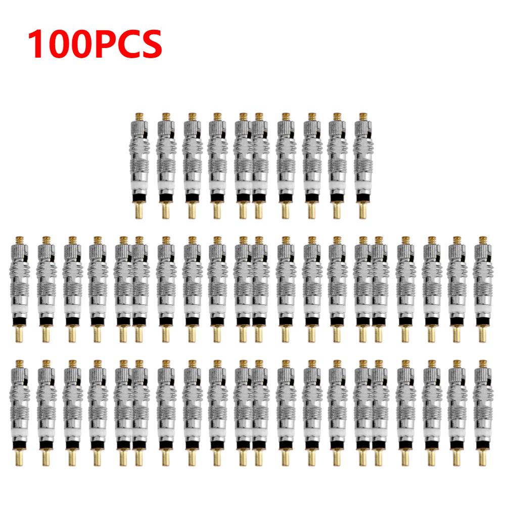 5-1000Pcs Detachable Presta Bicycle Valve Core Replacement Brass CNC FV MTB Road Bike Tire Tubes Service Parts Repair Tools