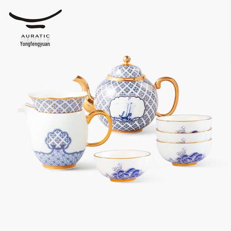 Yongfengyuan Mr. Porcelain 8-Piece Tea Set