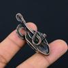 Labradorite Pendant, Handmade Gemstone 999 Copper Wire Wrapped Pendant Antique Jewelry, For Gift Silver Jewelry