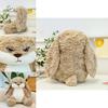 Fluffy Bunny Plush Toy Pillow Stuffed Animal Cute Birthday Gift For Girls 30-60cm