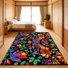 Bright Colors Soft Rug Flowers Floor Mat Live Room Bedroom Easy To Clean Children's Play Mat Home Decor Carpet Chair Rugs Gift