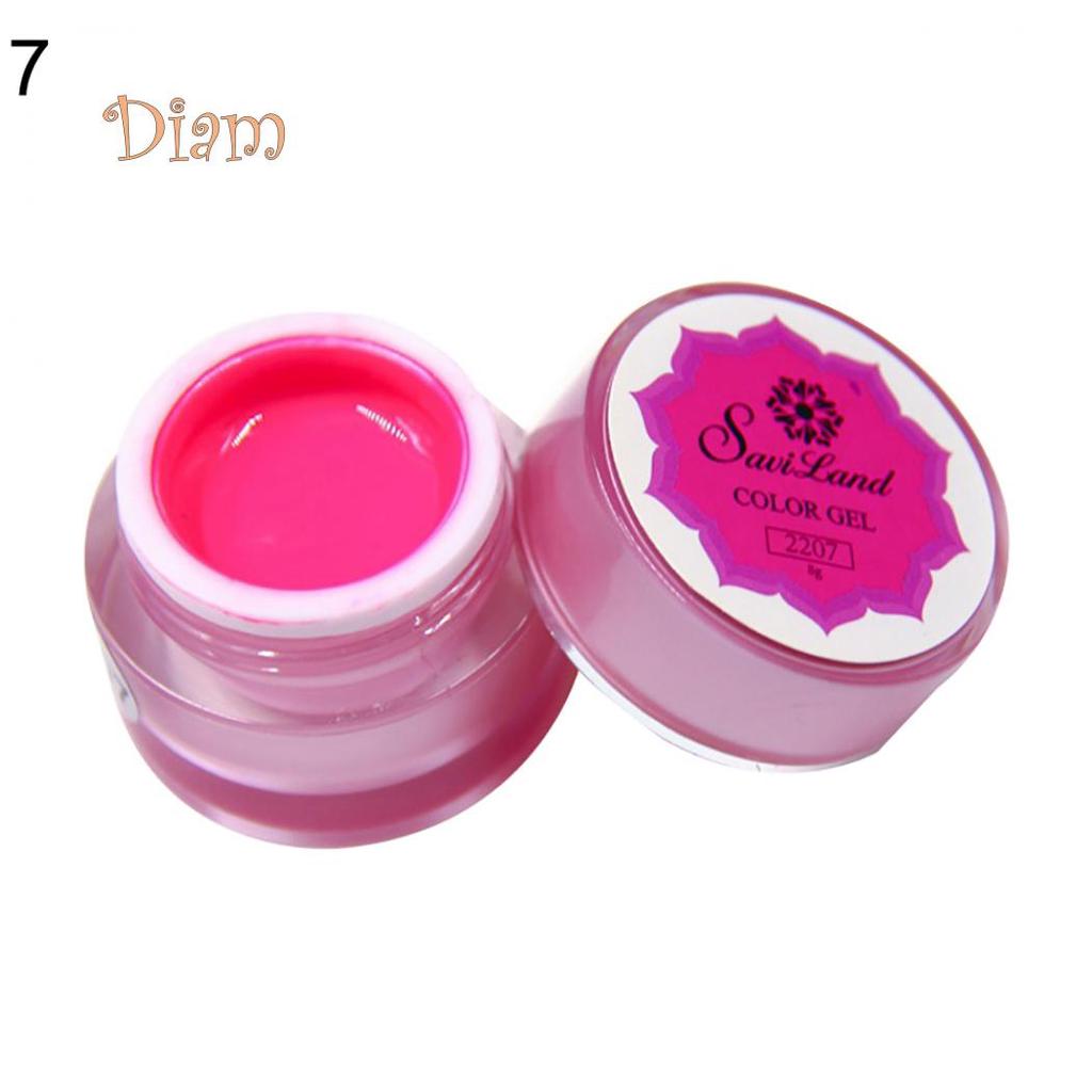 Diamo Soak Off UV LED Gel Polish Long Lasting Nail Varnish Base 3D Painting Lacquer