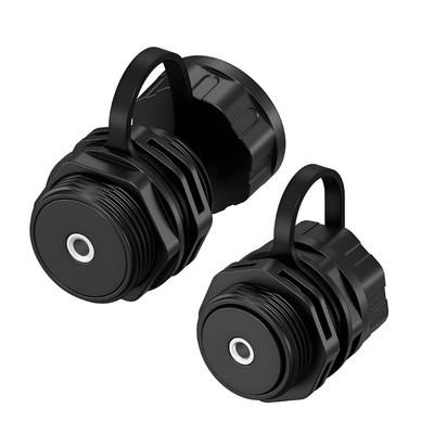 3,5mm TRS Gewinde Feststeckbarer Wasserdichter Stecker Mit Staubschutzkappe 1/8" TRS Buchse Schalttafeleinbau Für Außenbereich Auto