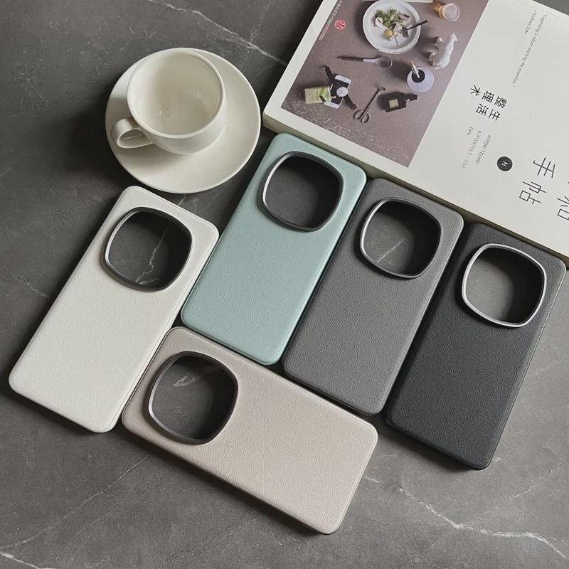 Honor Magic6 Pro Luxury Leather Anti-Fall Protective Case – Simple, Sleek, and Professional.