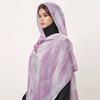 Watercolour Floral Scarves Printed Modal Breathable Hijab Lightweight Soft Cotton Woven Modal Muslim Women Shawl Hijab Scarf