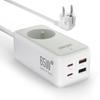 USB C Fast Charger - Lencent - 65W - GaN III - 5-in-1 - 1.5m Cable